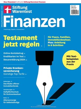 Zeitschrift Stiftung Warentest Finanzen Abo